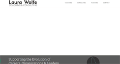 Desktop Screenshot of laurawolfephd.com